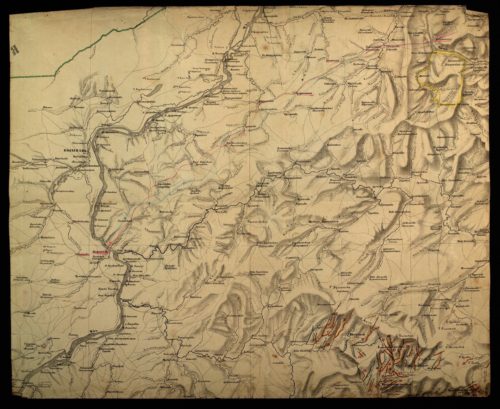 Карта 1864 года